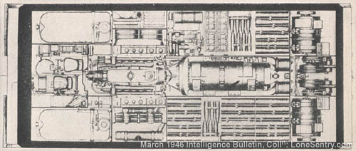 [A sectionalized plan view of the Mouse hull gives another view of many of the features shown in the first illustration....]
