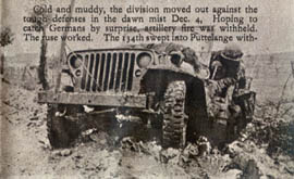 [35th Infantry: jeep in the mud]