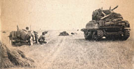 [6th Armored: Jeep and Tank Advance]