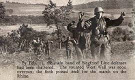 [80th Infantry: German soldiers surrender]