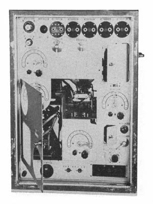 [Figure 339. Model 94 Type 1. Transmitter. Front view. 140-15000 KC. MOPA. 275 watts.]